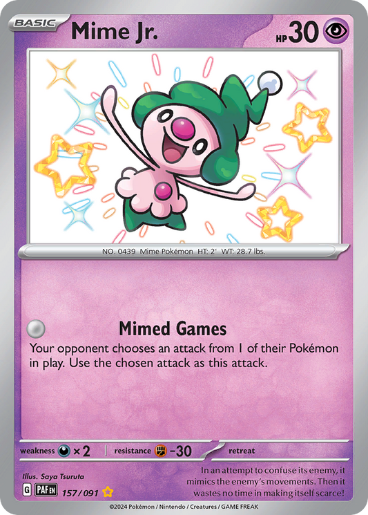 Mime Jr. - Paldean Fates - 157