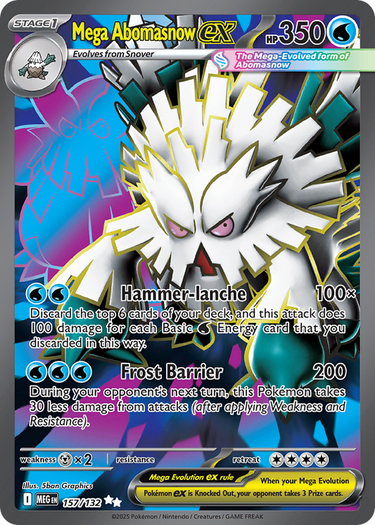 Mega Abomasnow ex - Mega Evolution - 157