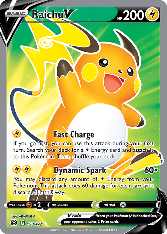 Raichu V - Brilliant Stars - 158