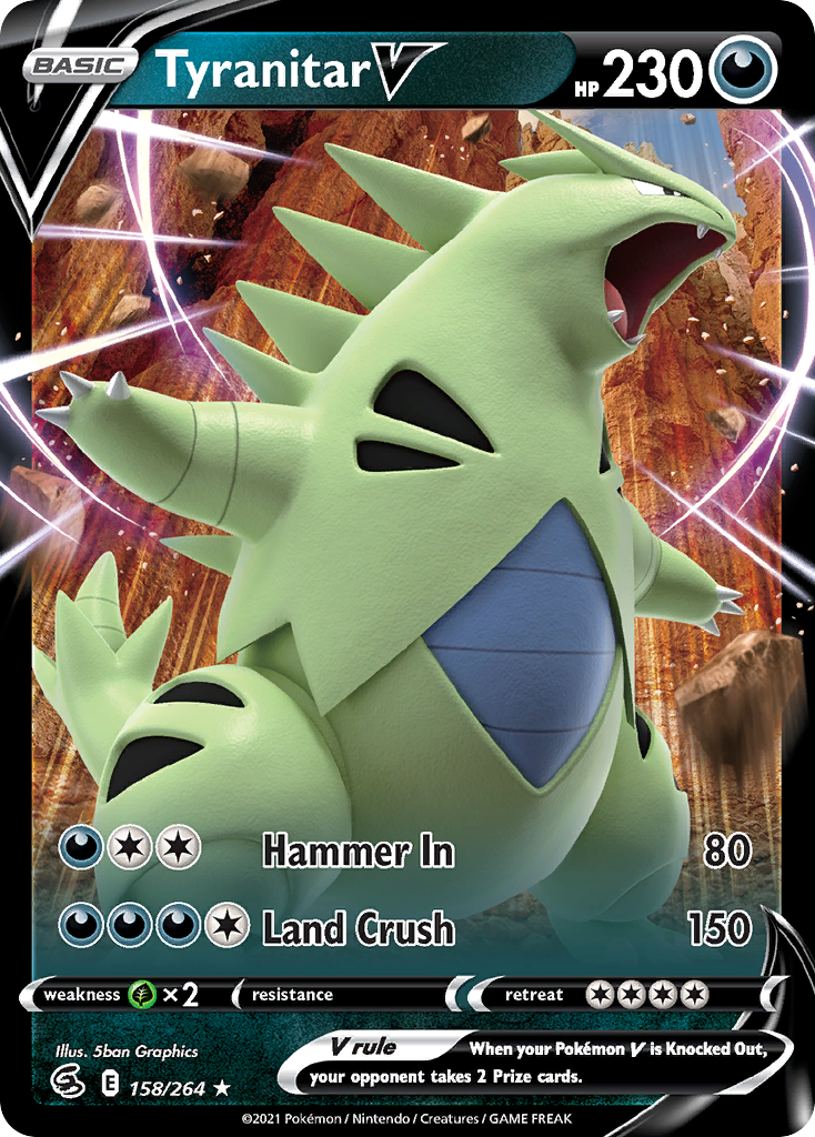 Tyranitar V - Fusion Strike - 158