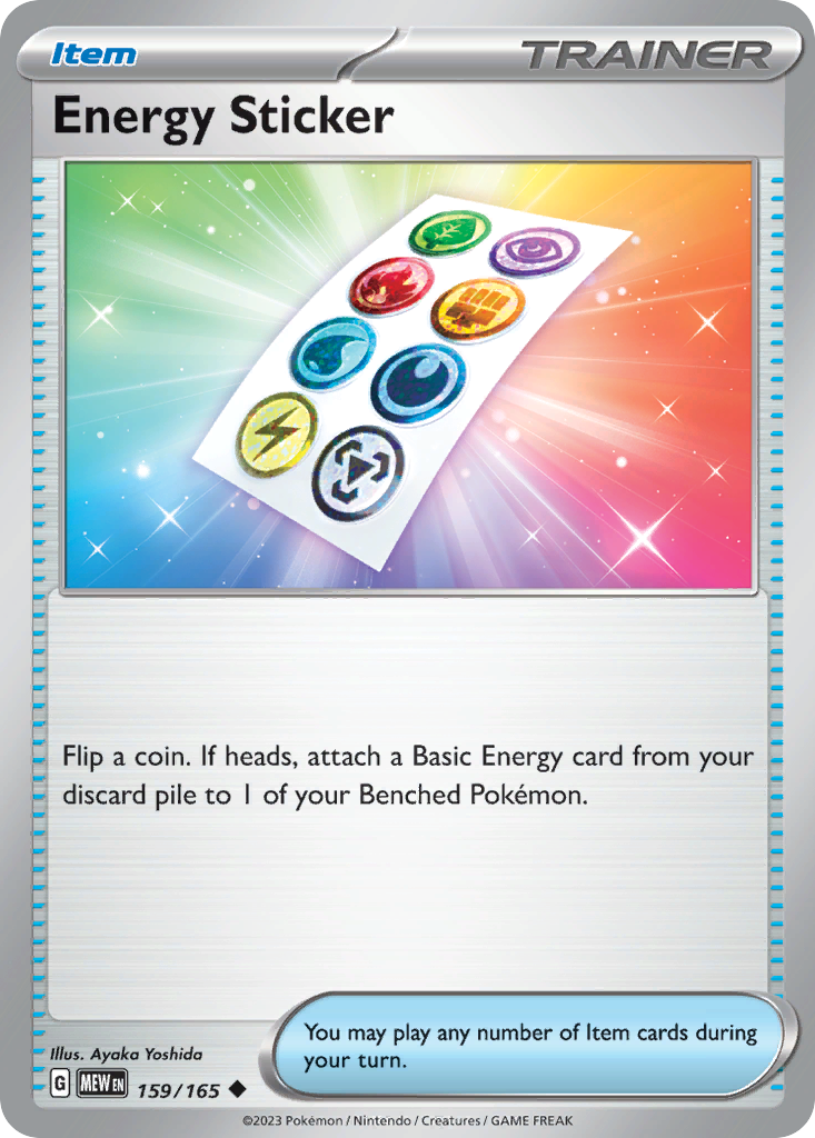Energy Sticker - 151 - 159