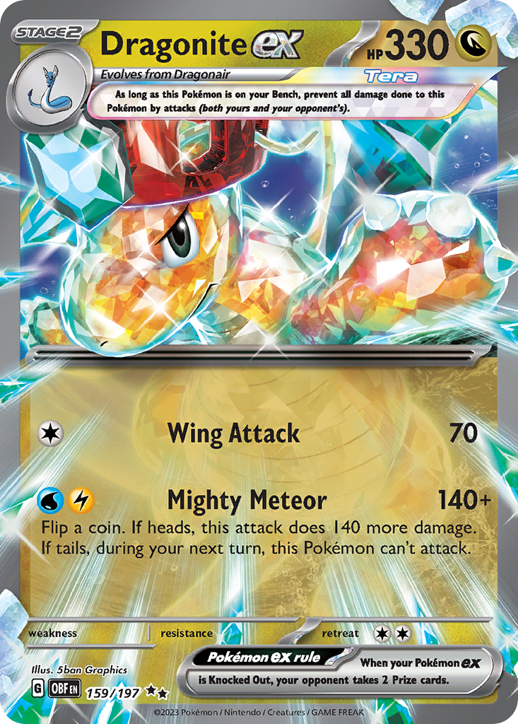 Dragonite ex - Obsidian Flames - 159