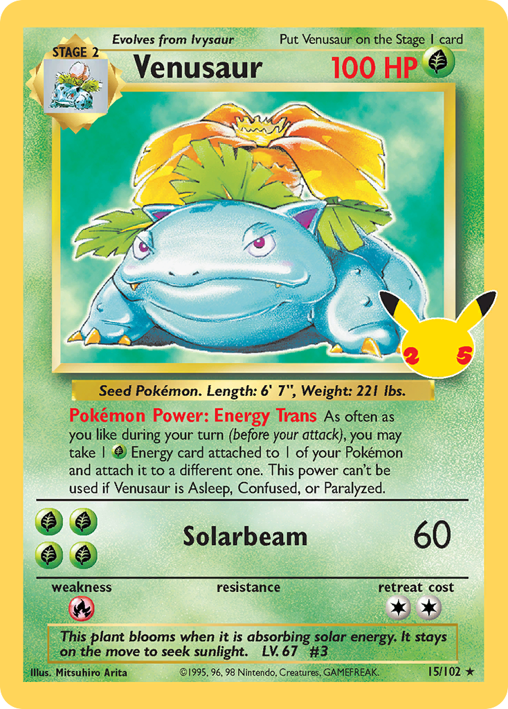 Venusaur - Celebrations: Classic Collection - 015