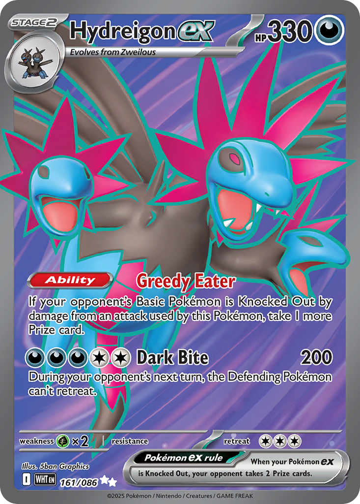 Hydreigon ex - White Flare - 161