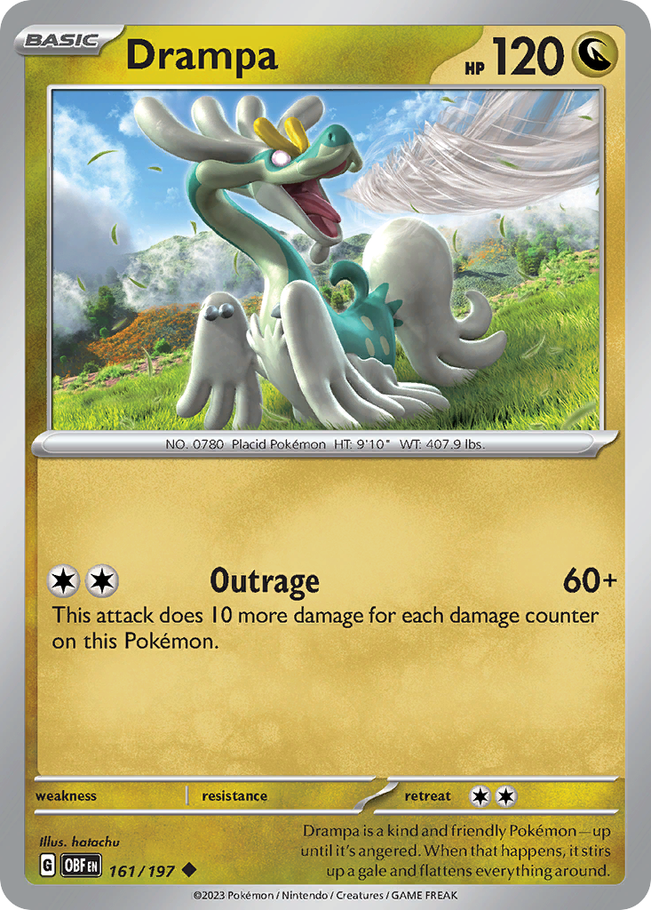 Drampa - Obsidian Flames - 161