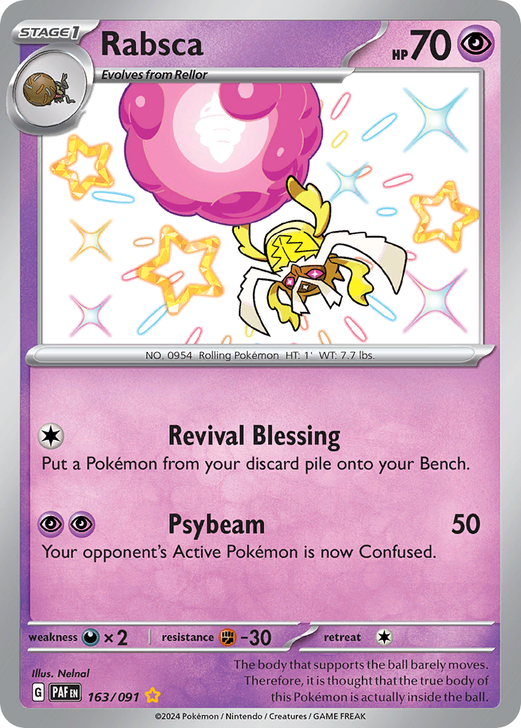 Rabsca - Paldean Fates - 163