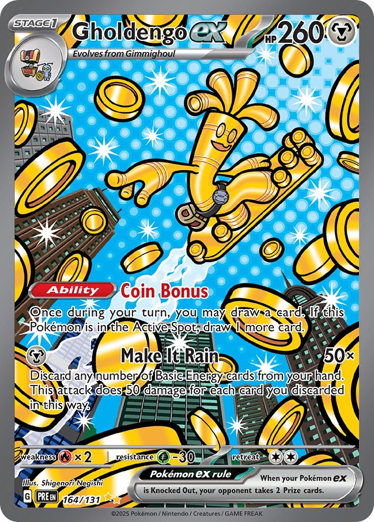 Gholdengo ex - Prismatic Evolutions - 164