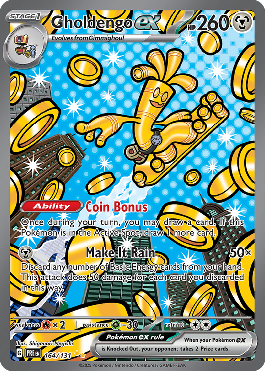 Gholdengo ex - Prismatic Evolutions - 164