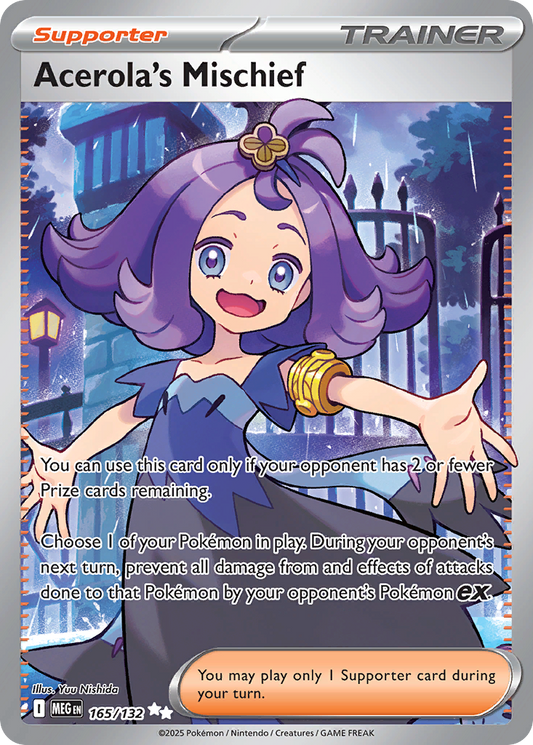 Acerola's Mischief - Mega Evolution - 165