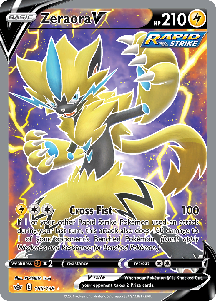Zeraora V - Chilling Reign - 165