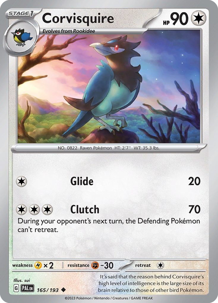 Corvisquire - Paldea Evolved - 165