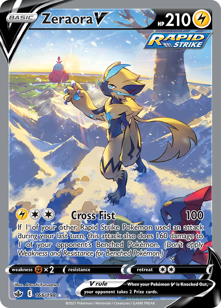Zeraora V - Chilling Reign - 166