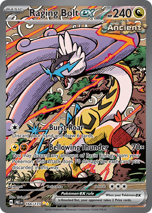 Raging Bolt ex - Prismatic Evolutions - 166