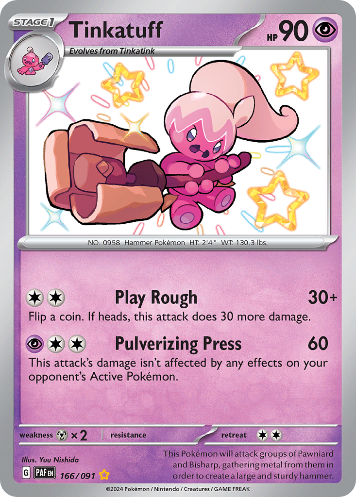Tinkatuff - Paldean Fates - 166