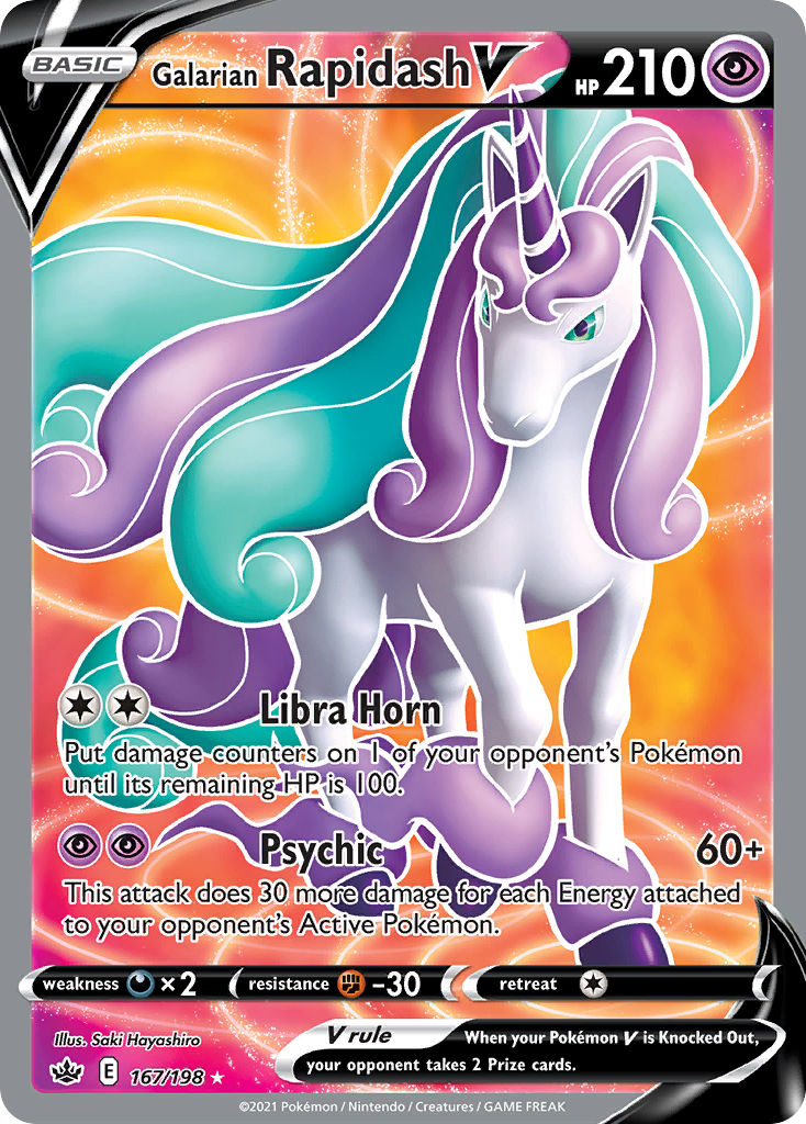 Galarian Rapidash V - Chilling Reign - 167