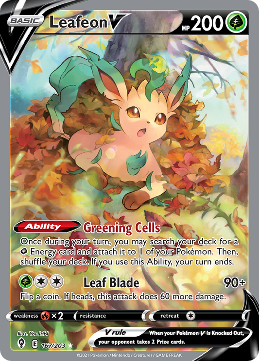 Leafeon V - Evolving Skies - 167