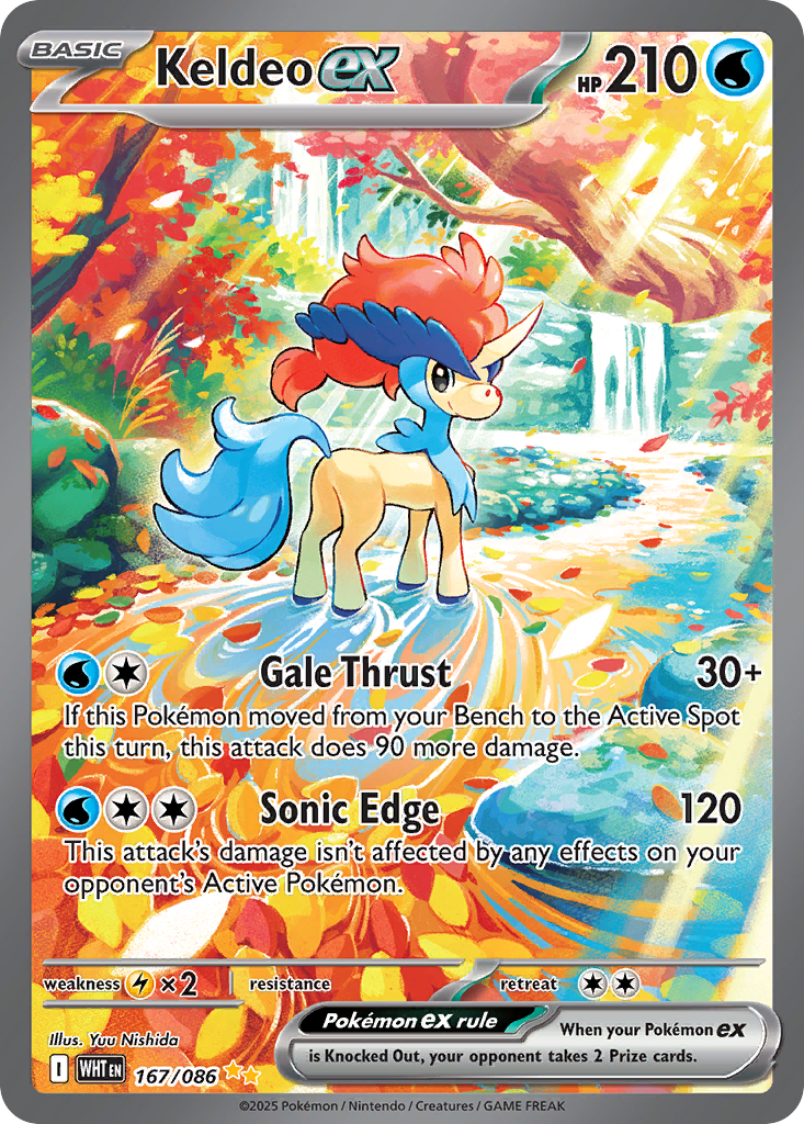 Keldeo ex - White Flare - 167
