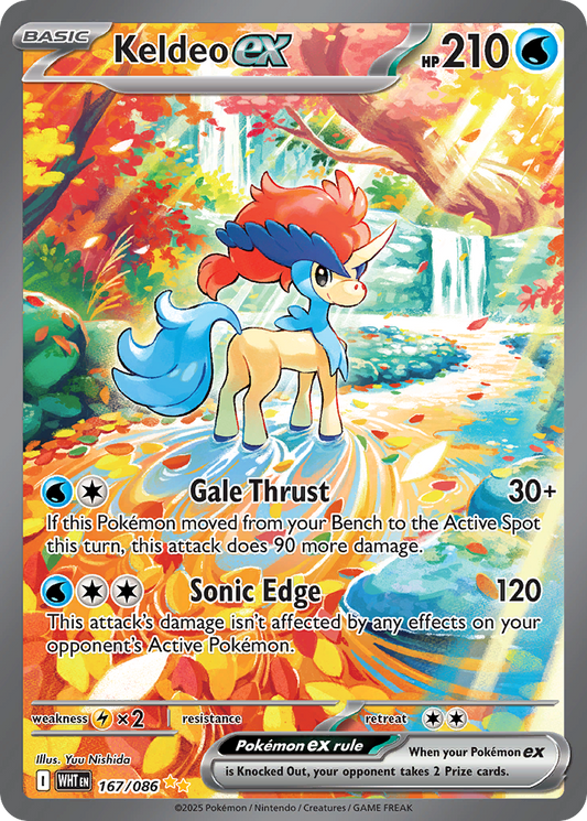 Keldeo ex - White Flare - 167