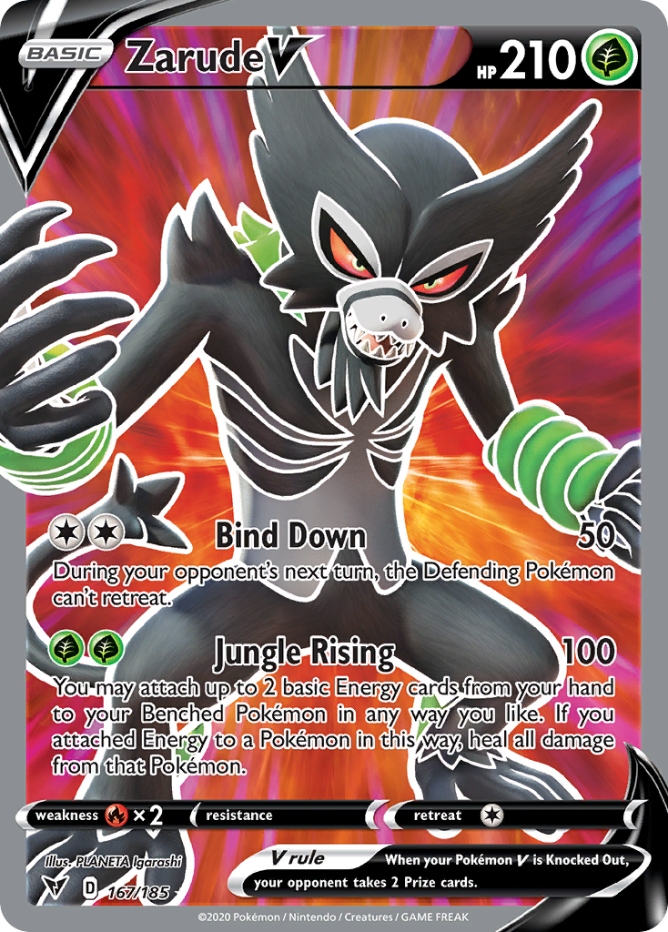 Zarude V - Vivid Voltage - 167