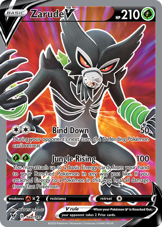 Zarude V - Vivid Voltage - 167