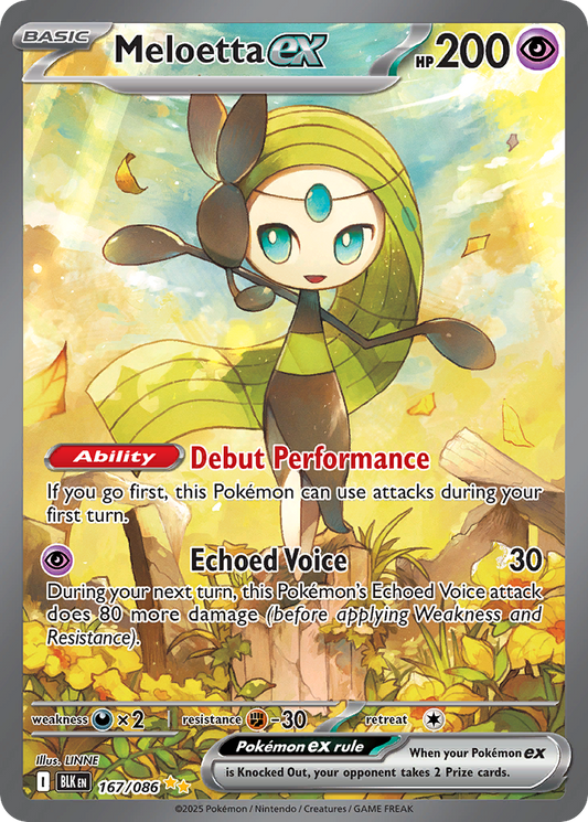 Meloetta ex - Black Bolt - 167