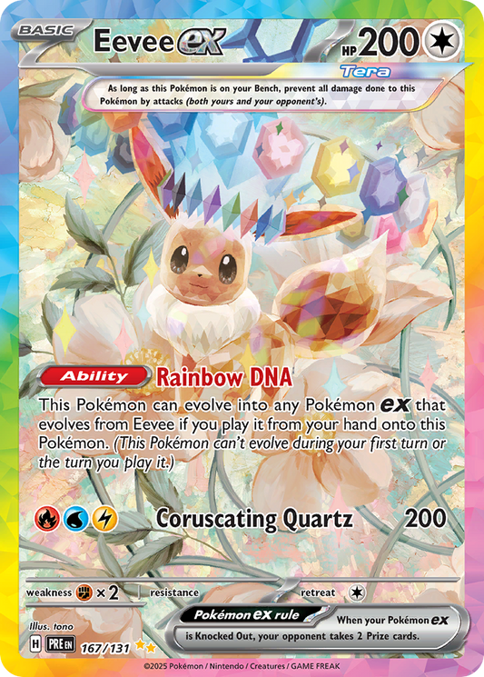 Eevee ex - Prismatic Evolutions - 167