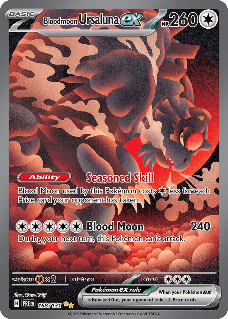 Bloodmoon Ursaluna ex - Prismatic Evolutions - 168