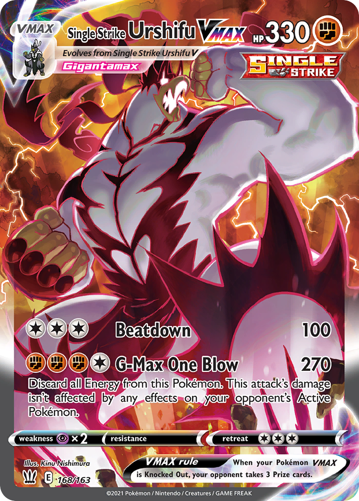 Single Strike Urshifu VMAX - Battle Styles - 168