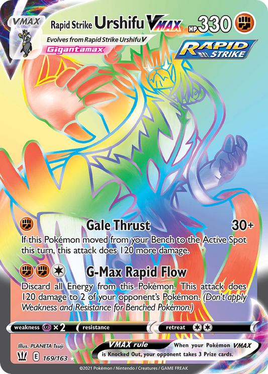 Rapid Strike Urshifu VMAX - Battle Styles - 169