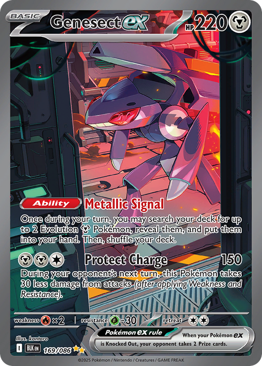 Genesect ex - Black Bolt - 169