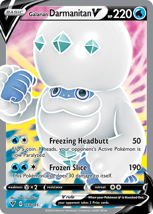 Galarian Darmanitan V - Vivid Voltage - 169