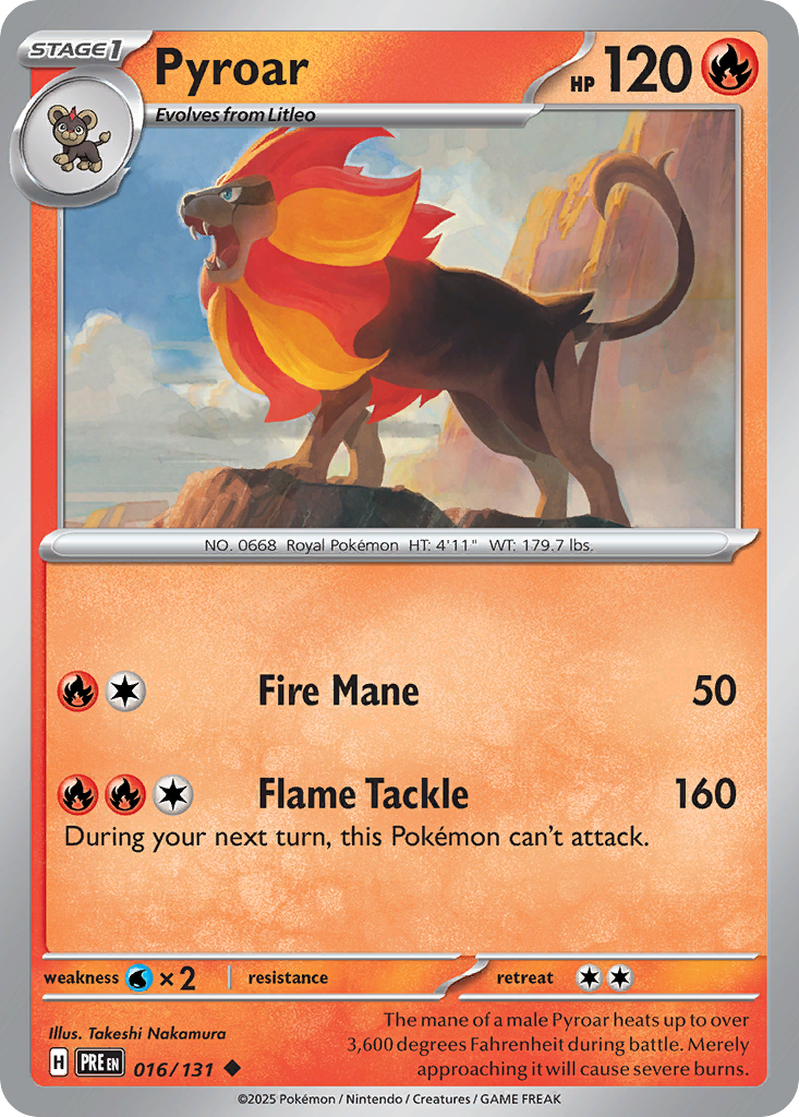Pyroar - Prismatic Evolutions - 016