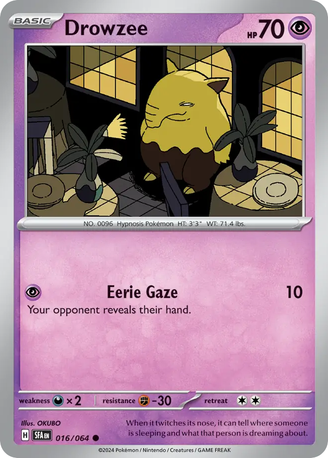 Drowzee - Shrouded Fable - 016