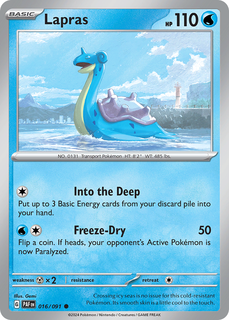 Lapras - Paldean Fates - 016
