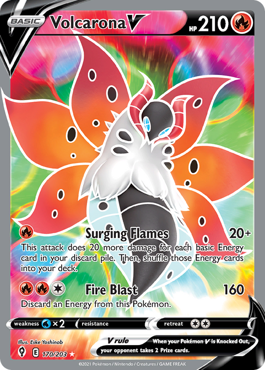 Volcarona V - Evolving Skies - 170