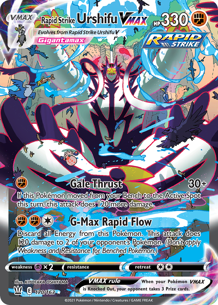 Rapid Strike Urshifu VMAX - Battle Styles - 170