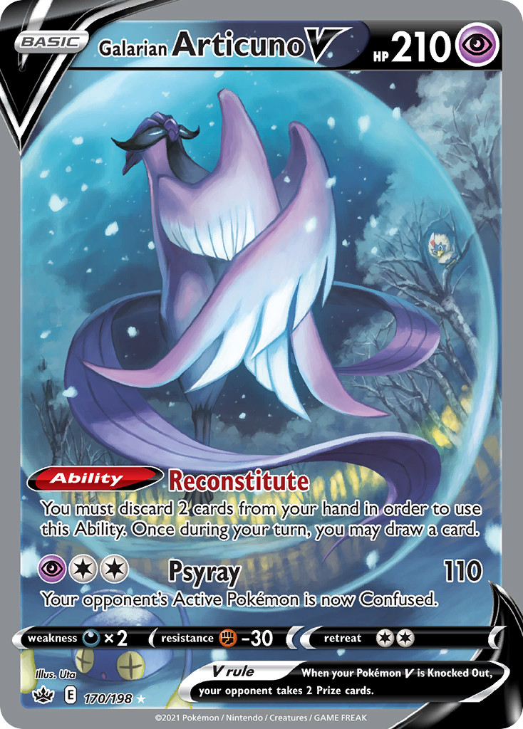 Galarian Articuno V - Chilling Reign - 170