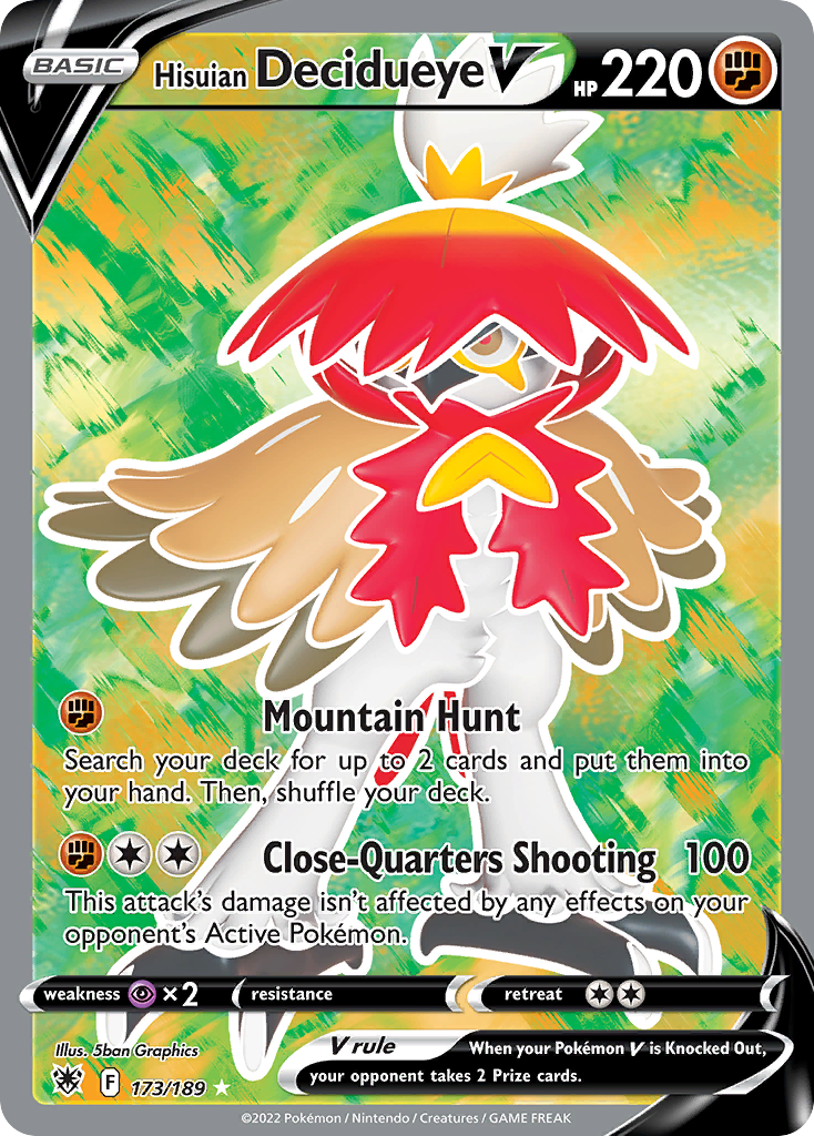 Hisuian Decidueye V - Astral Radiance - 173
