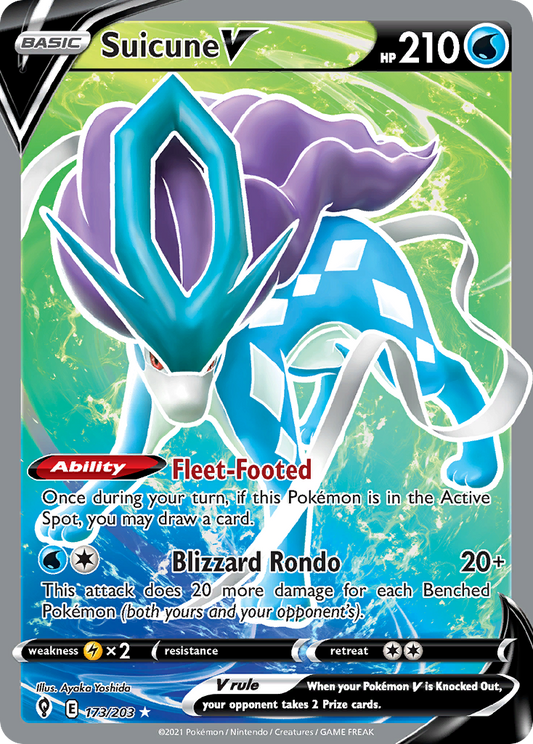 Suicune V - Evolving Skies - 173