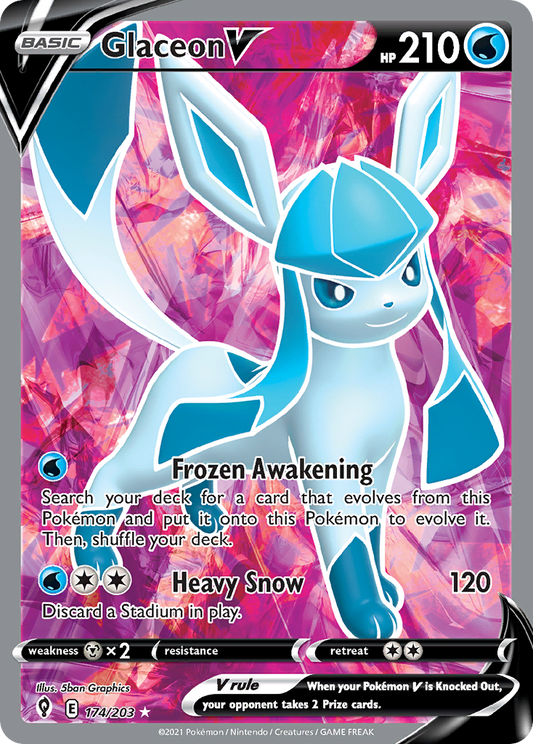 Glaceon V - Evolving Skies - 174