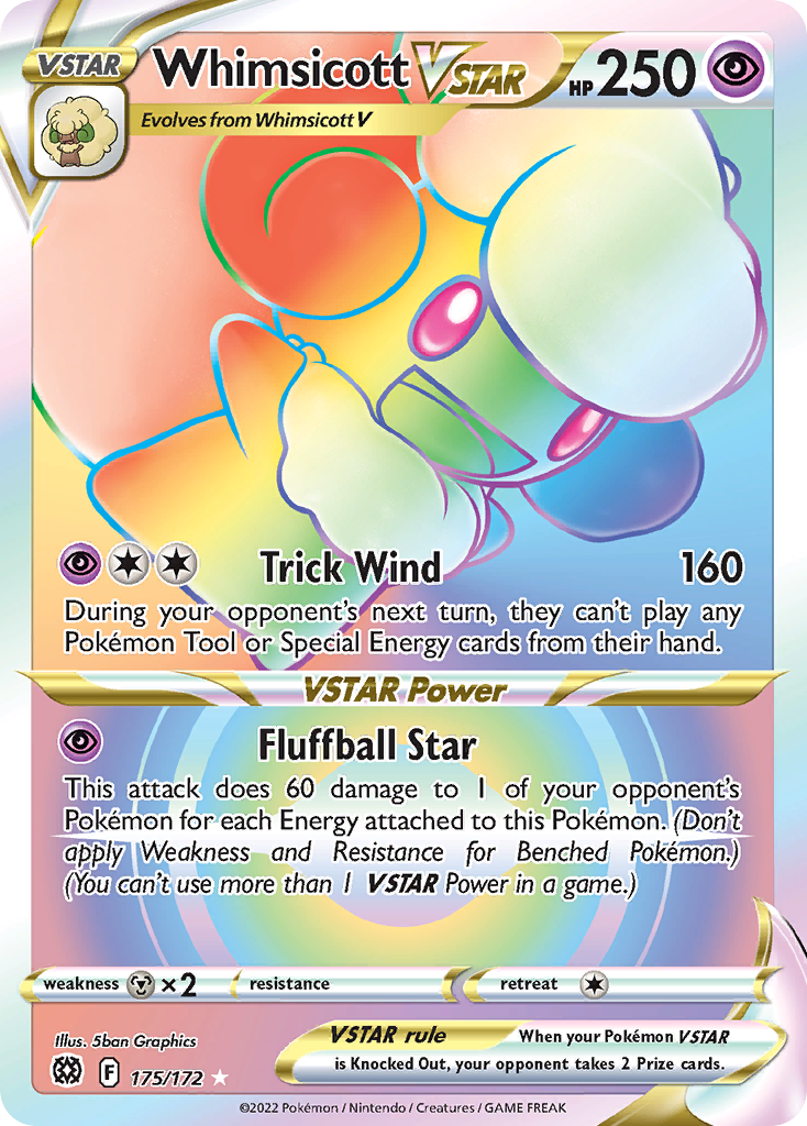 Whimsicott VSTAR - Brilliant Stars - 175