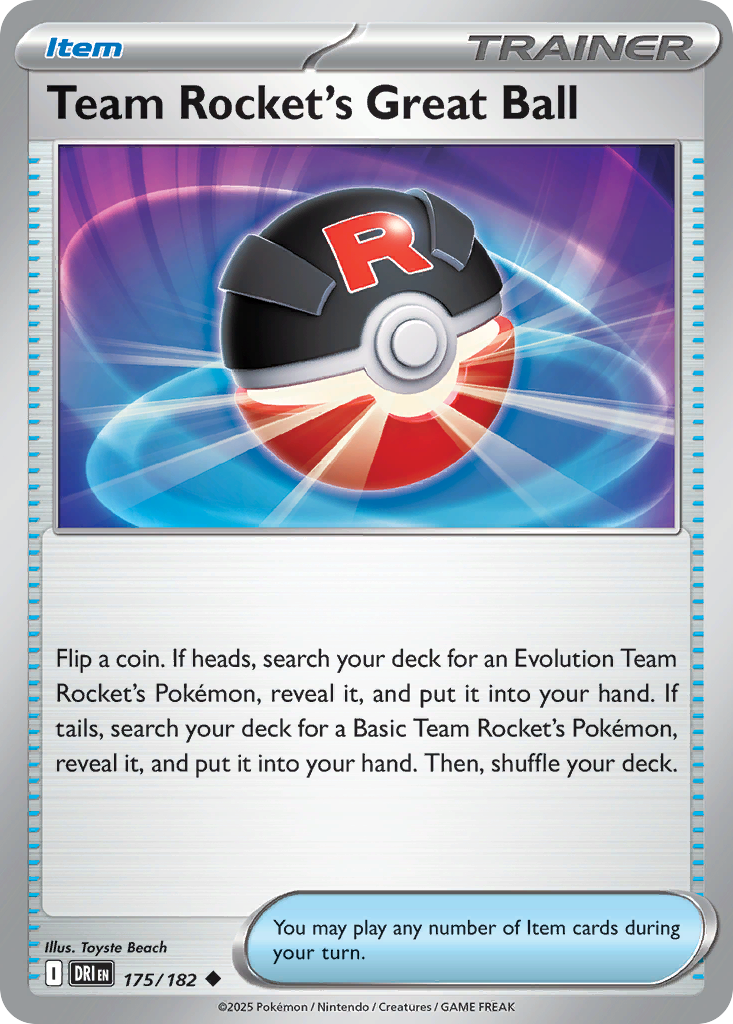 Team Rocket's Great Ball - Destined Rivals - 175