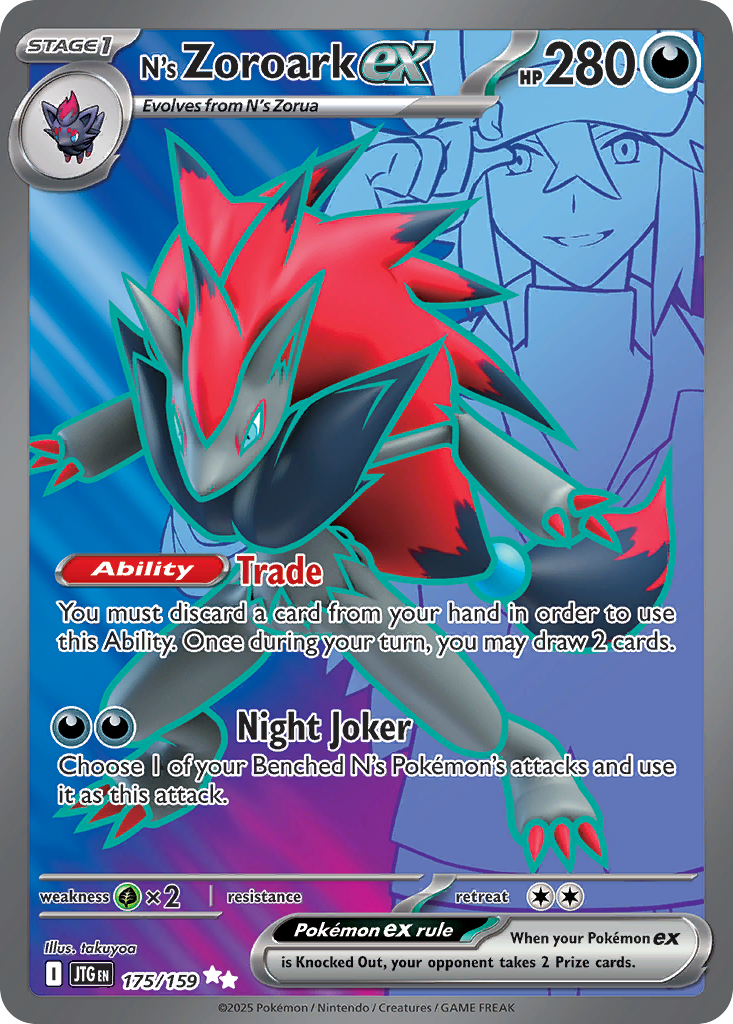N's Zoroark ex - Journey Together - 175