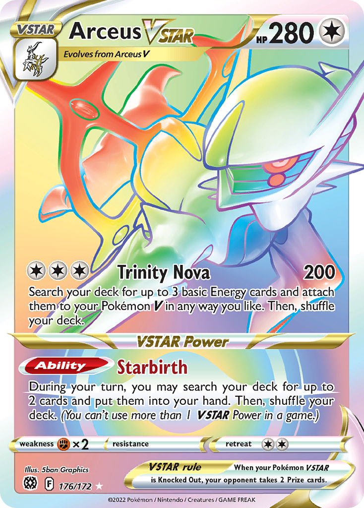 Arceus VSTAR - Brilliant Stars - 176