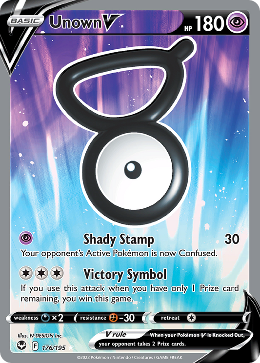 Unown V - Silver Tempest - 176
