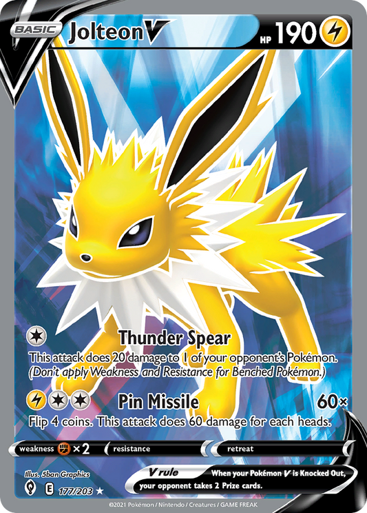 Jolteon V - Evolving Skies - 177