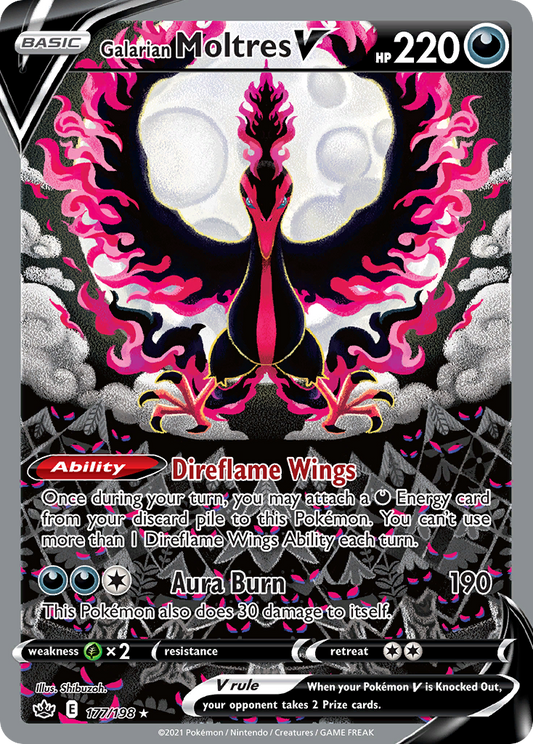 Galarian Moltres V - Chilling Reign - 177