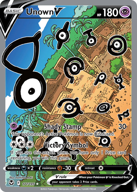 Unown V - Silver Tempest - 177