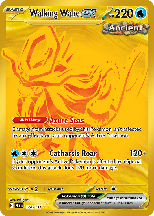 Walking Wake ex - Prismatic Evolutions - 178