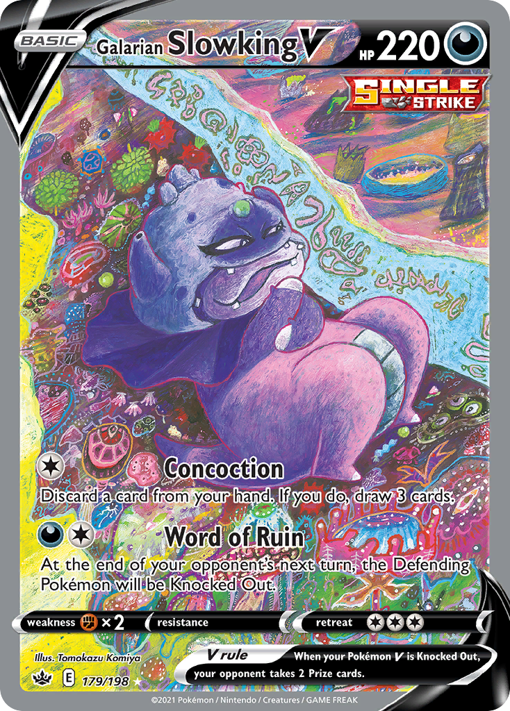 Galarian Slowking V - Chilling Reign - 179